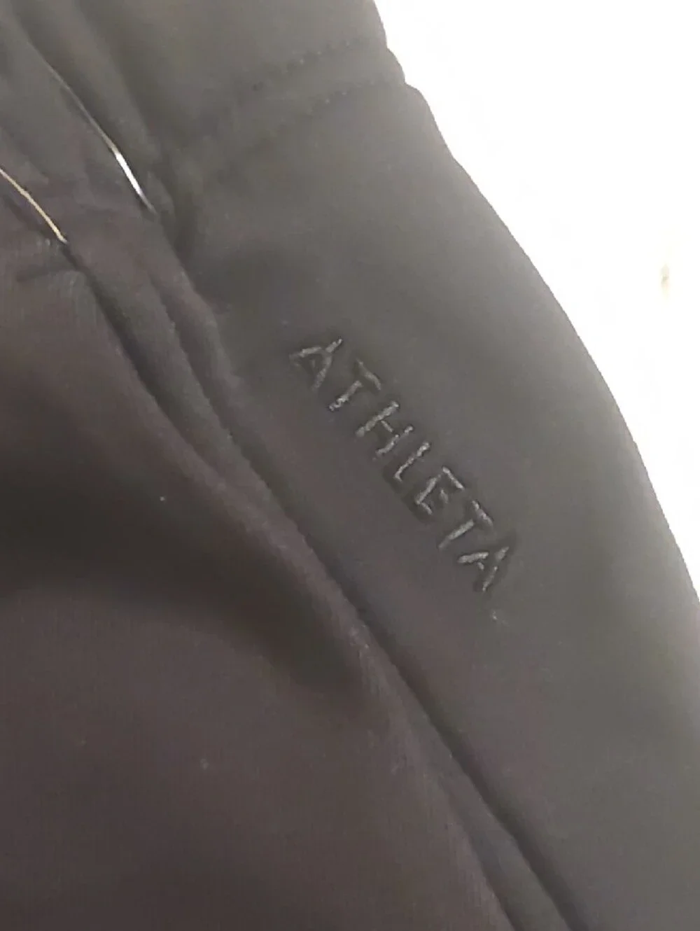 Athleta Black Heavyweight Terry Bermuda Shorts Adjustable Waist Size L - Picture 4 of 14